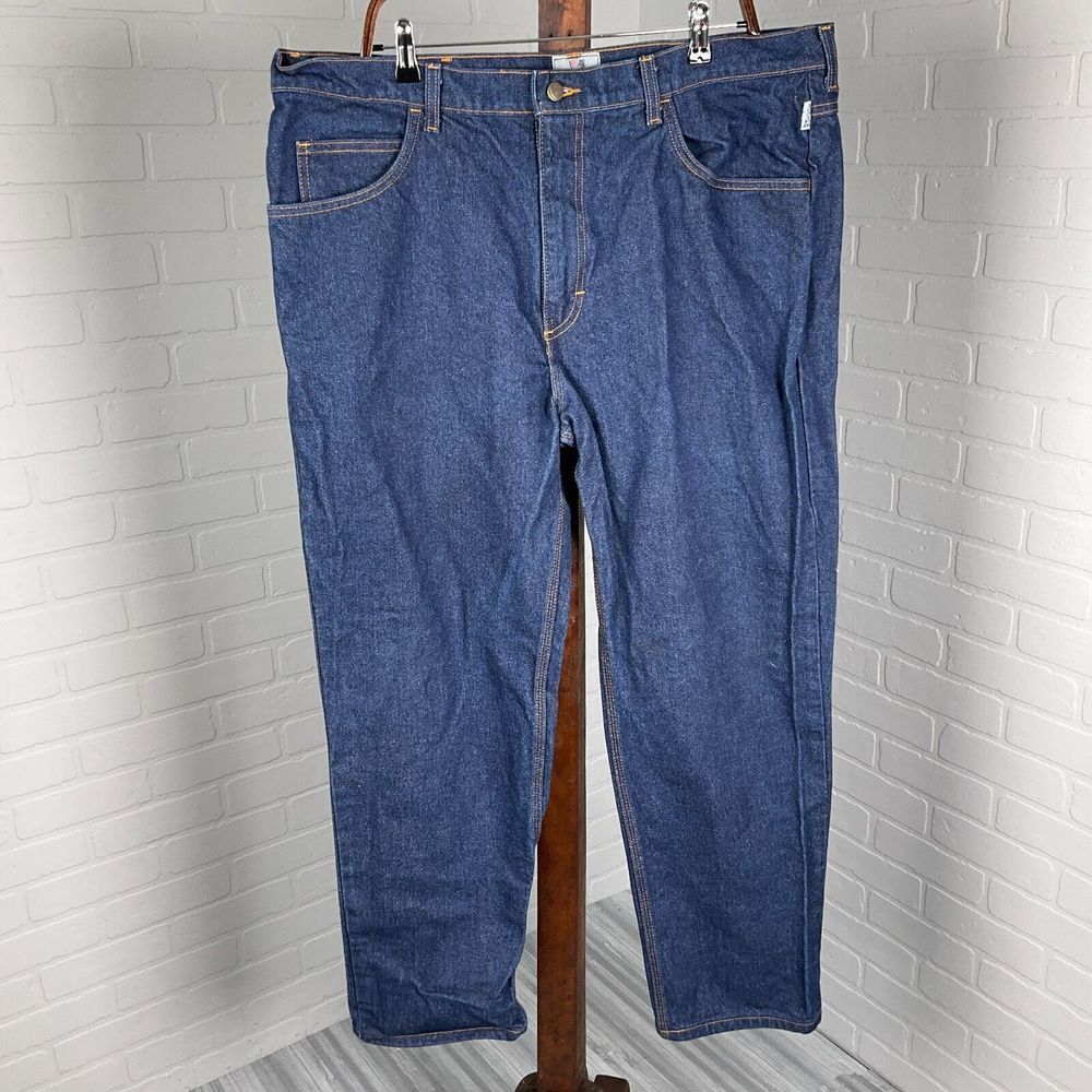 Tyndale Jeans Men 40Wx32L Blue‎ Flame Resistant CAL 23 CAT 2 NFPA 2112 Denim USA